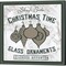 Taupe Christmas Sign B by Elizabeth Medley 14" x 14" Canvas Wall Art (Set of 2)